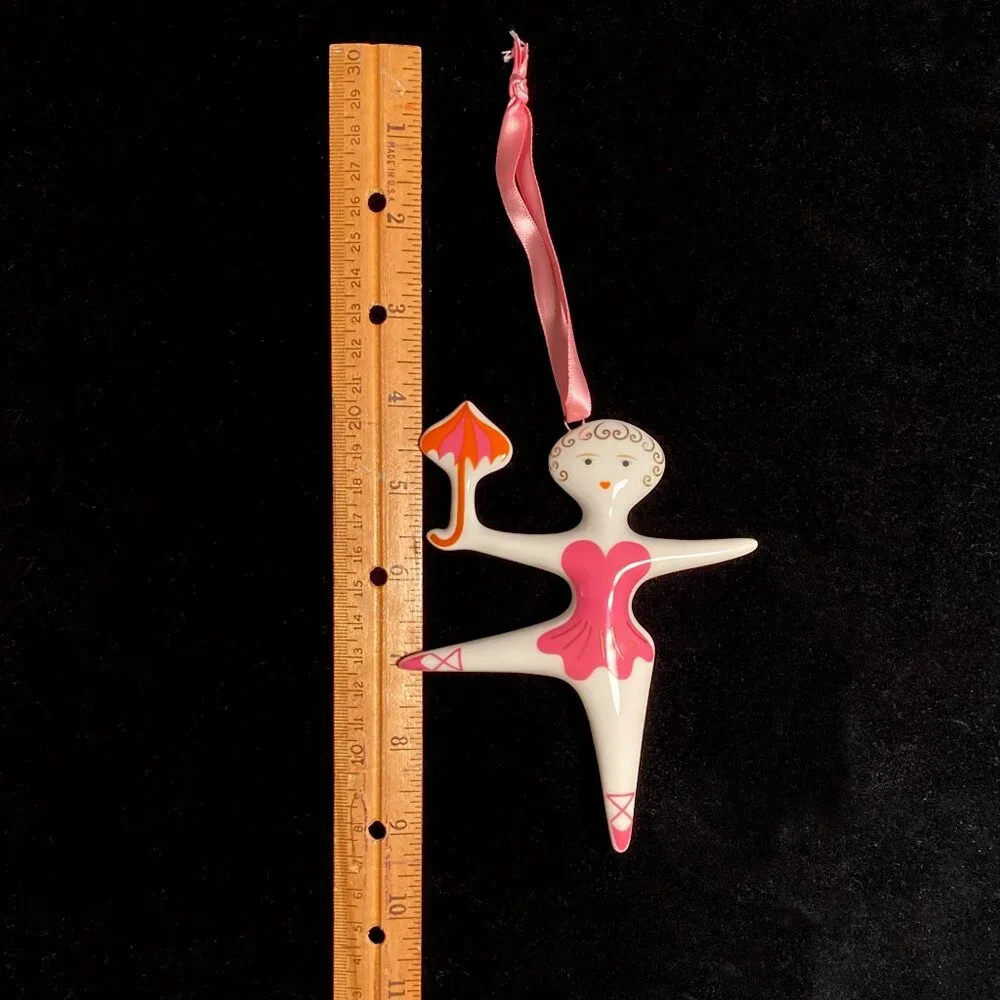 NIB! Jonathan Adler CIRCUS Mrs Acrobat Holiday Ornament / Figurine - RETIRED